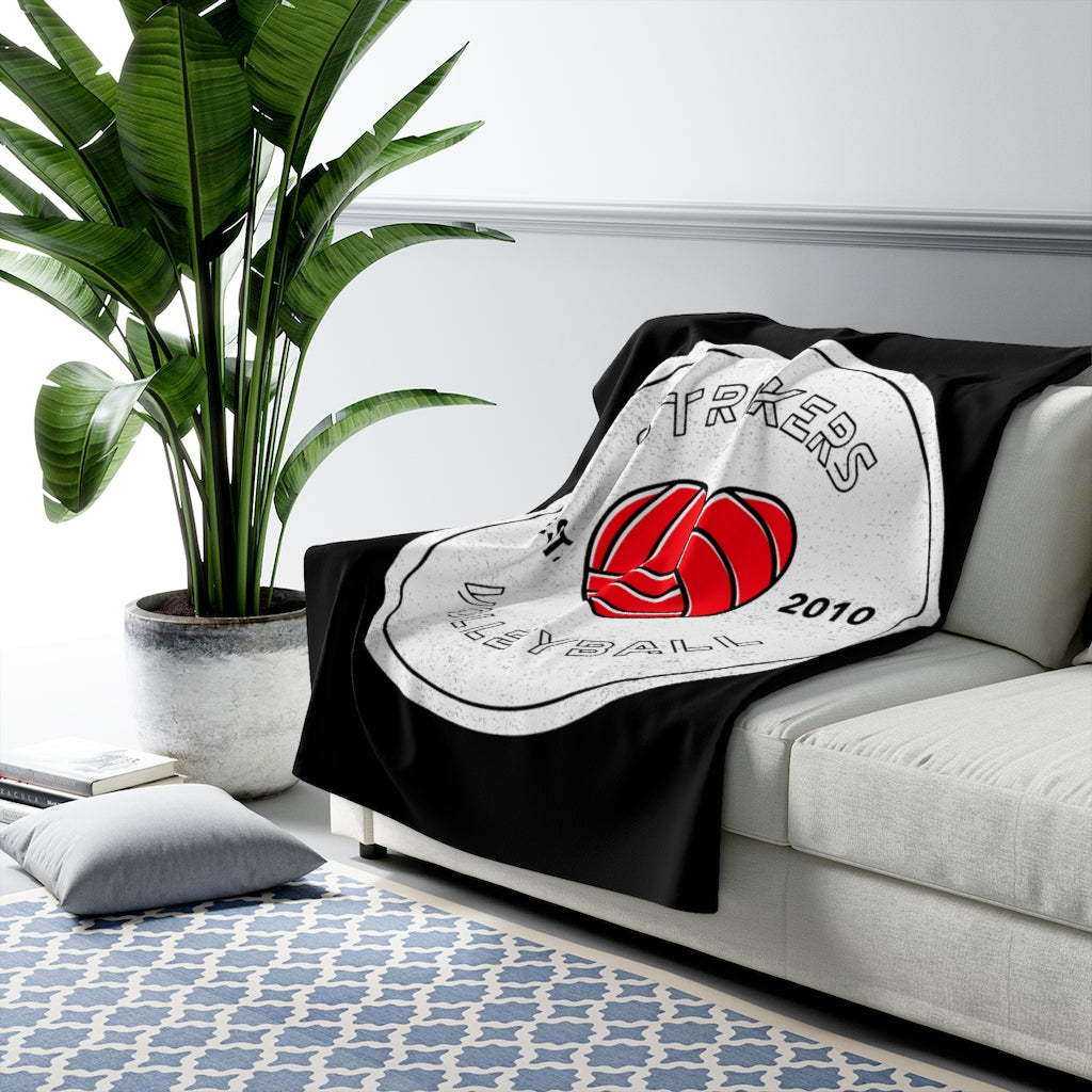 Strikers Heart Sherpa Fleece Blanket