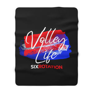 Six Rotation Volley Life Sherpa Fleece Blanket