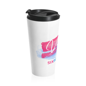 Six Rotation Volley Life Cotton Candy Stainless Steel Travel Mug