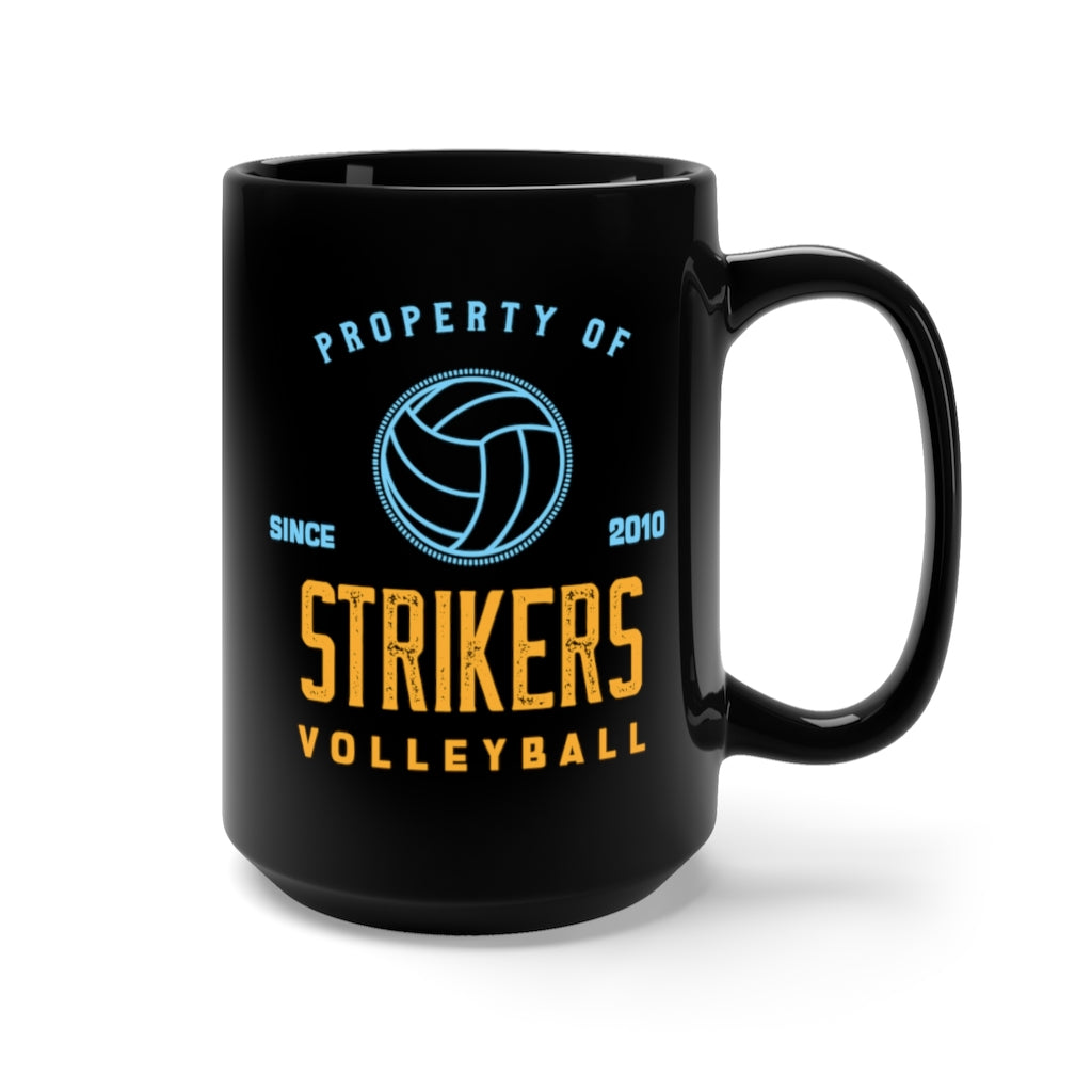 Strikers Classic Property Black Mug 15oz