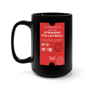 Strikers Ticket Black Mug 15oz