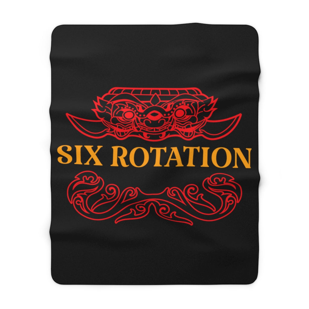 Six Rotation Ancient Sherpa Fleece Blanket