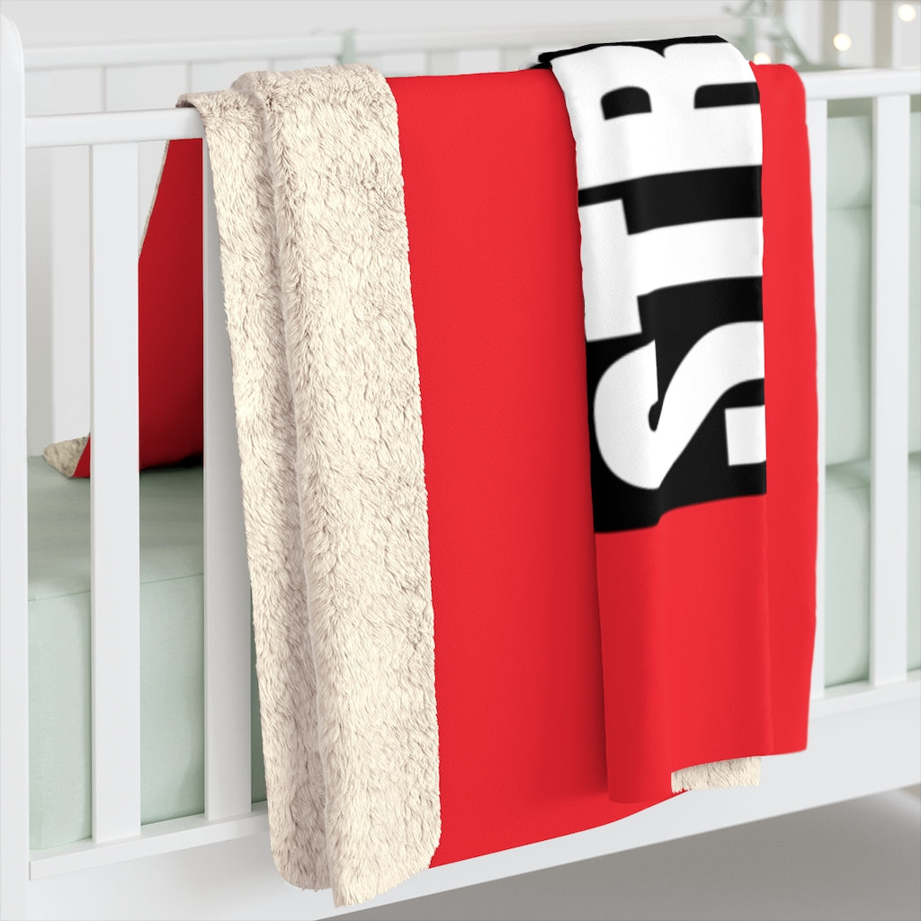 Strikers Block Sherpa Fleece Blanket