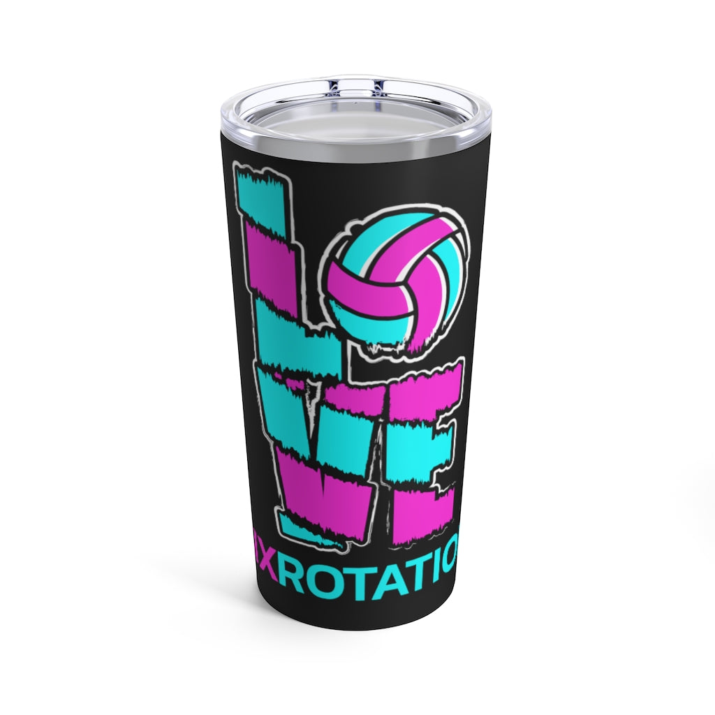 Six Rotation Volley Love Gwen Tumbler 20oz