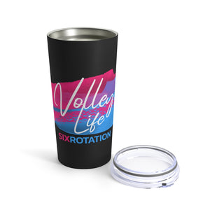 Six Rotation Volley Life Cotton Candy Tumbler 20oz