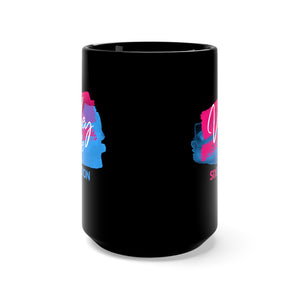 Six Rotation Volley Life Cotton Candy Black Mug 15oz