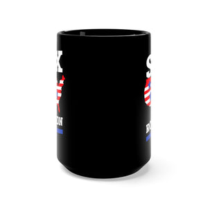 Six Rotation Land of the Free Black Mug 15oz