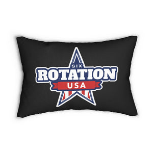 Six Rotation Patriot Spun Polyester Lumbar Pillow