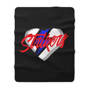 Strikers Heart Sherpa Fleece Blanket