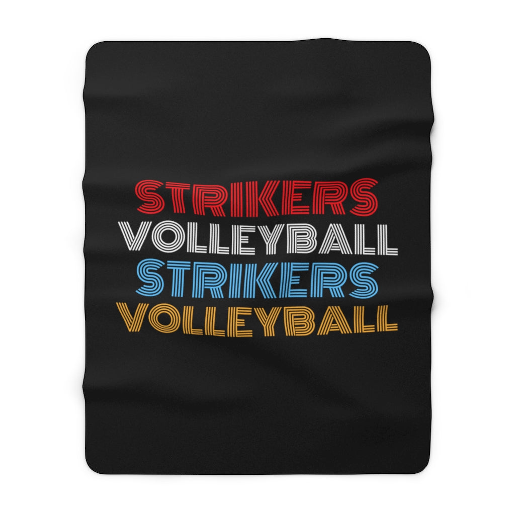 Strikers Neon Sherpa Fleece Blanket