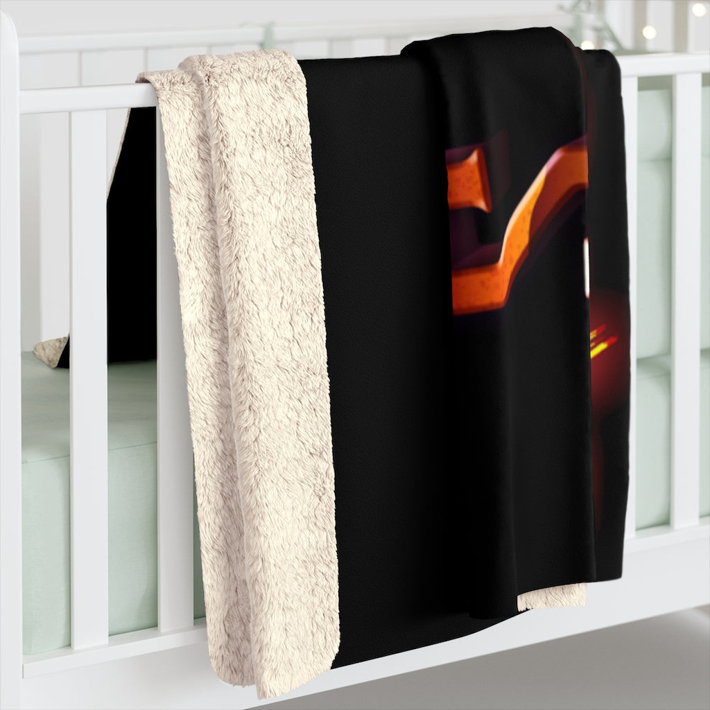 Six Rotation Fire Sherpa Fleece Blanket