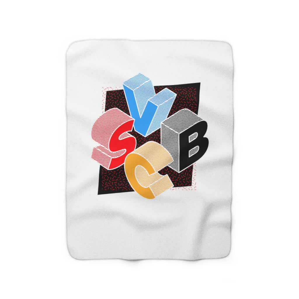 Strikers Blocks Sherpa Fleece Blanket