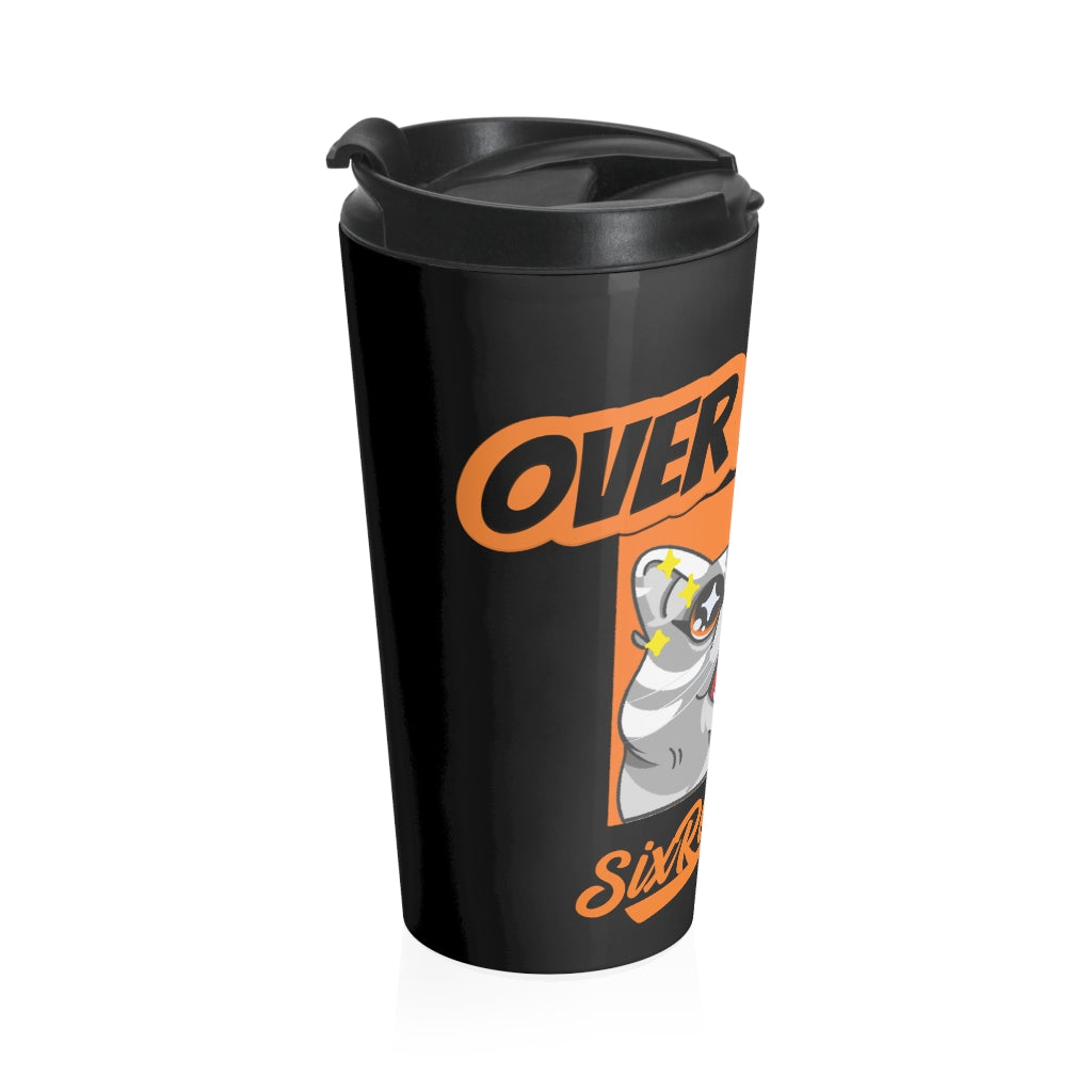 Six Rotation Over Pass Stainless Steel Travel Mug