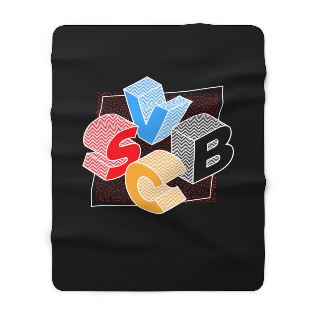 Strikers Blocks Sherpa Fleece Blanket