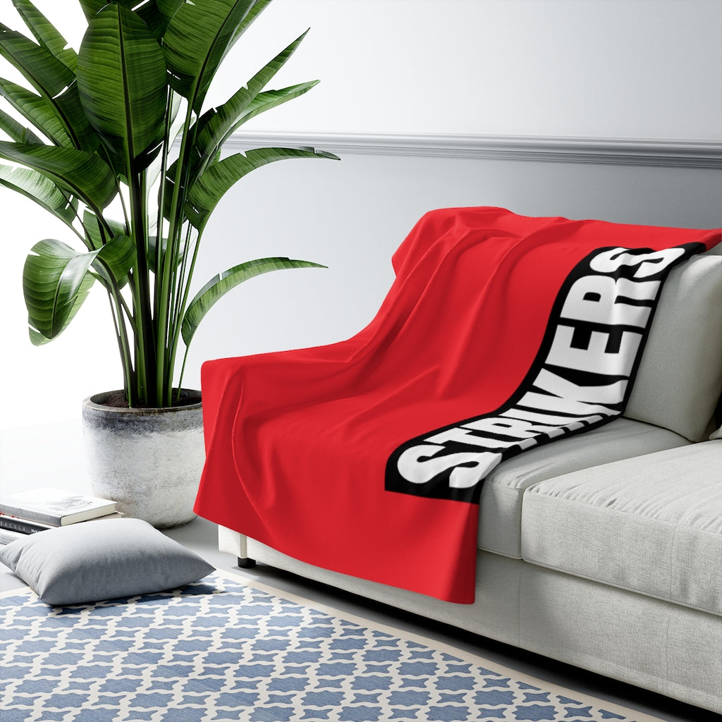 Strikers Block Sherpa Fleece Blanket