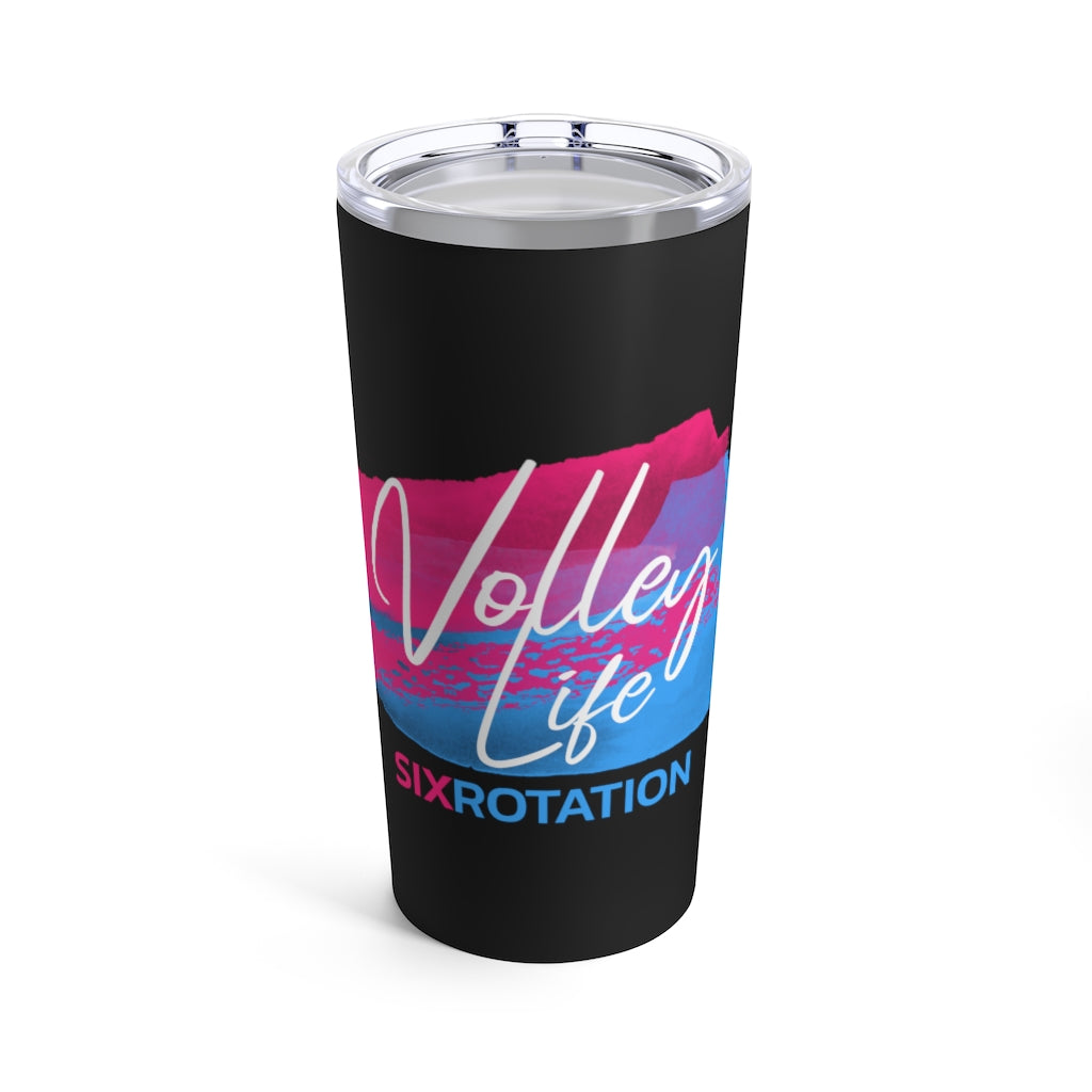 Six Rotation Volley Life Cotton Candy Tumbler 20oz