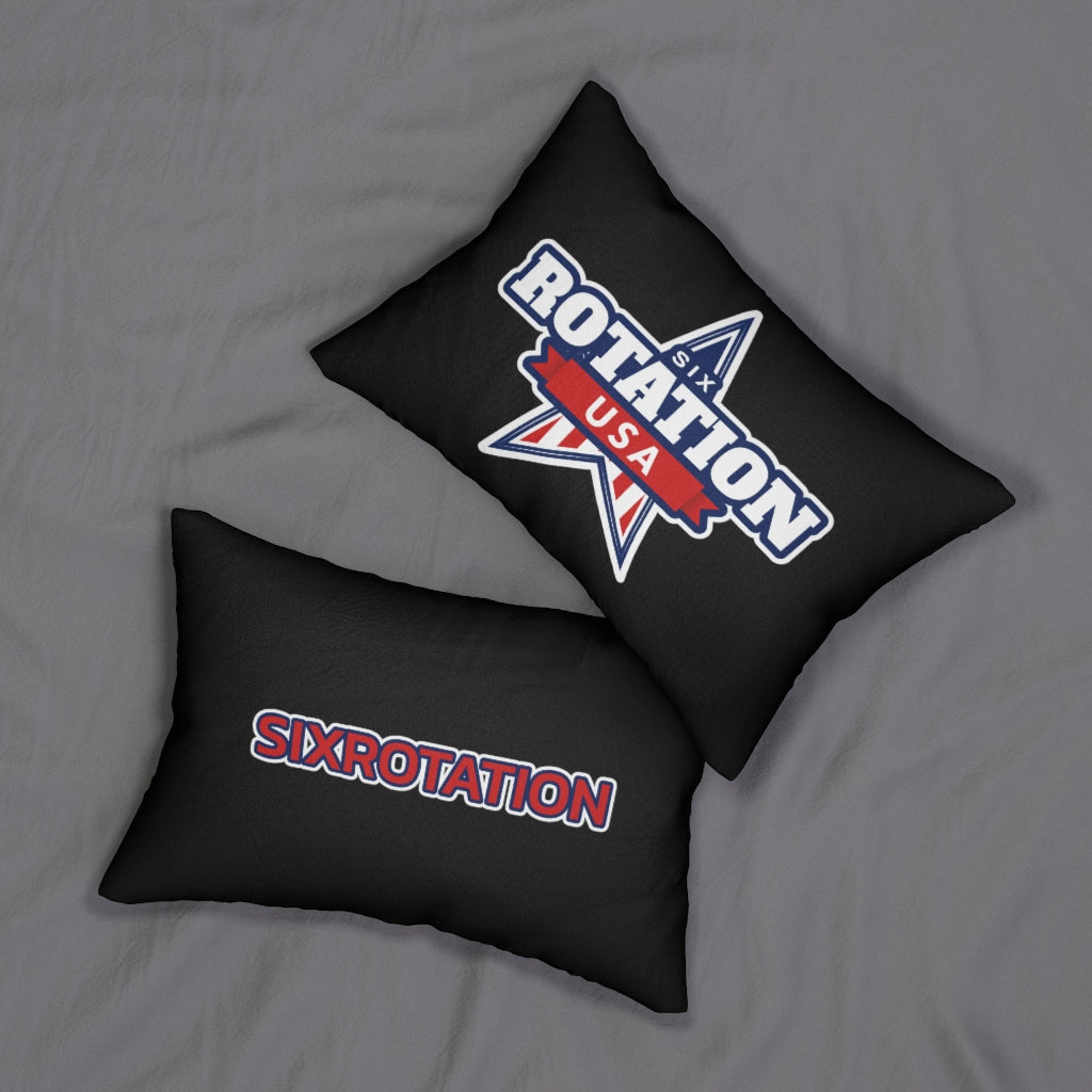 Six Rotation Patriot Spun Polyester Lumbar Pillow