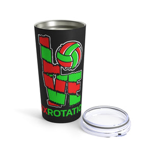 Six Rotation Volley Love Ornament Tumbler 20oz