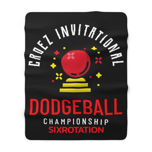 Six Rotation Dodgeball Sherpa Fleece Blanket