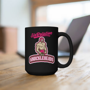 Six Rotation Los Knuckleheads Black Mug 15oz