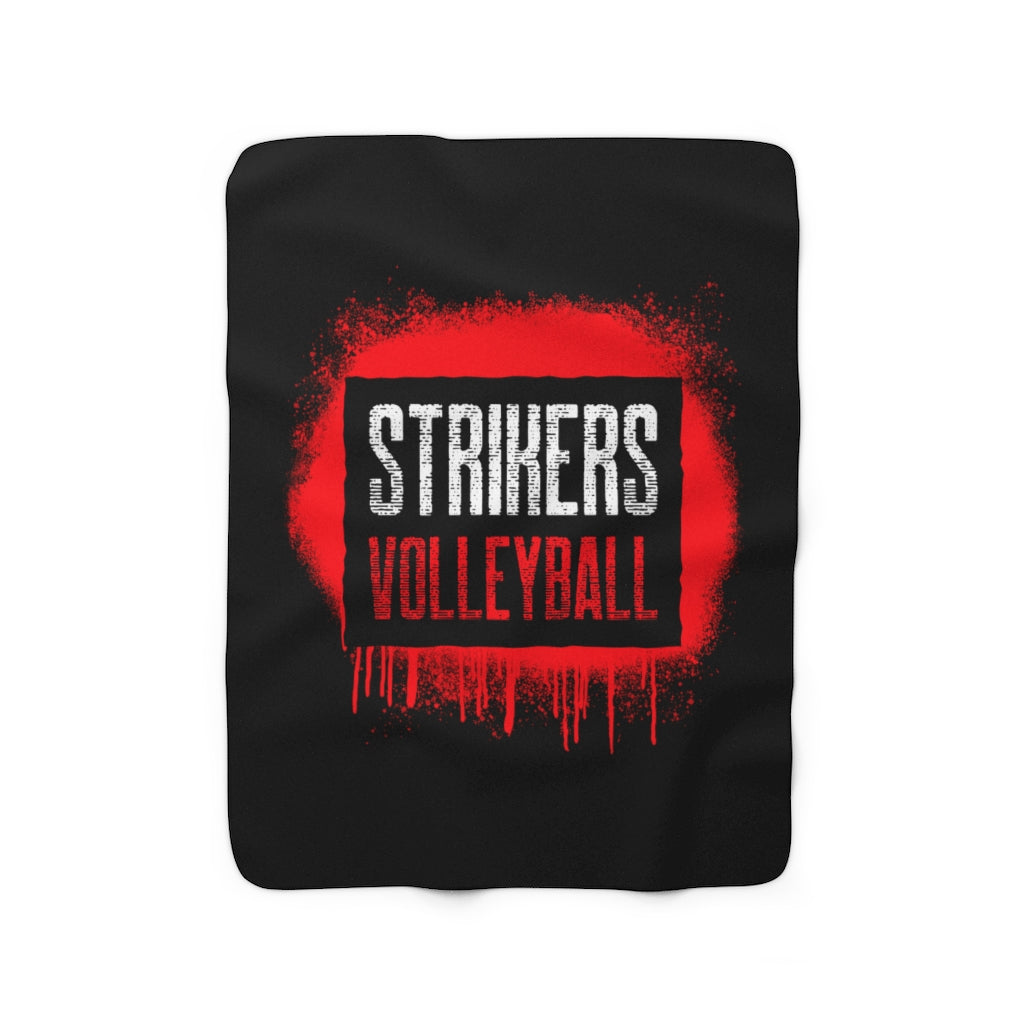 Strikers Stencil Sherpa Fleece Blanket