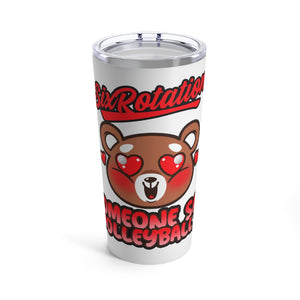 Six Rotation Volleybear Love Tumbler 20oz