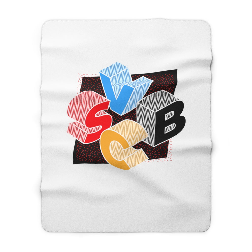 Strikers Blocks Sherpa Fleece Blanket