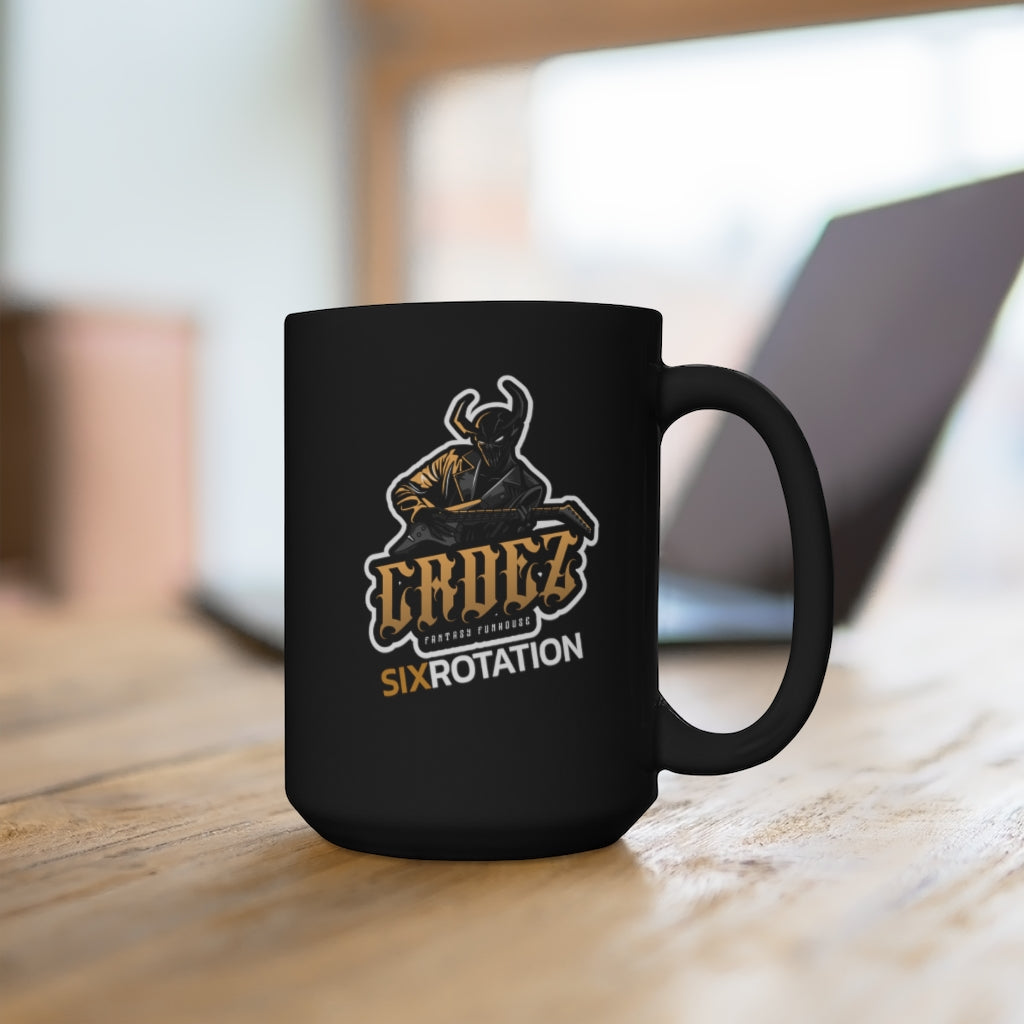 Six Rotation Croez Black Mug 15oz