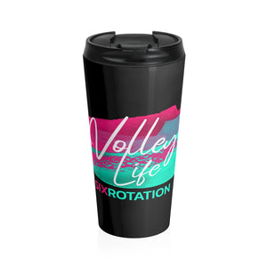 Six Rotation Volley Life Gwen Stainless Steel Travel Mug