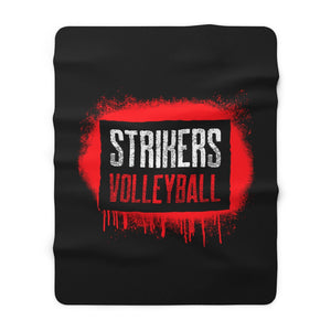 Strikers Stencil Sherpa Fleece Blanket