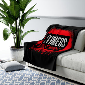 Strikers Stencil Sherpa Fleece Blanket