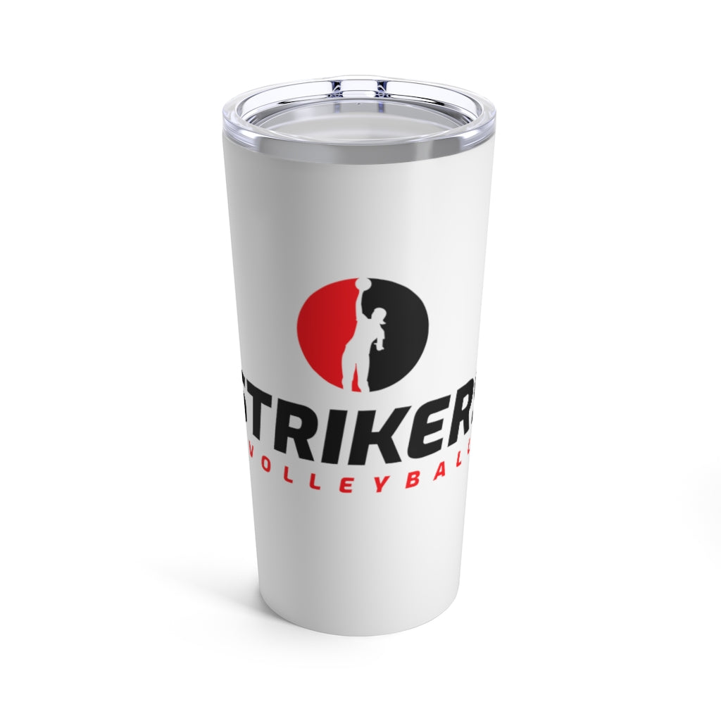 Strikers Silhouette White Tumbler 20oz