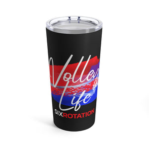 Six Rotation Volley Life USA Tumbler 20oz