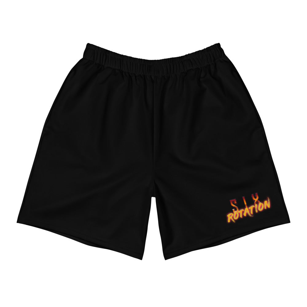 Six Rotation Heat Men's Athletic Long Shorts