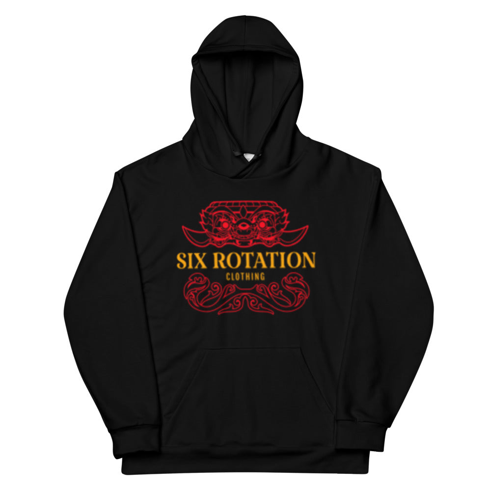 Six Rotation Ancient Sublimated Unisex Hoodie