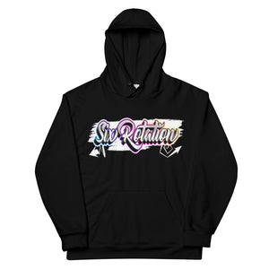 Six Rotation Brush Sublimated Unisex Hoodie