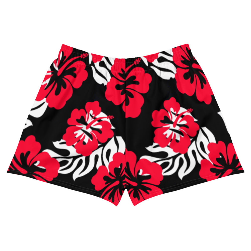 Strikers Hawaiian Women's Athletic Shorts