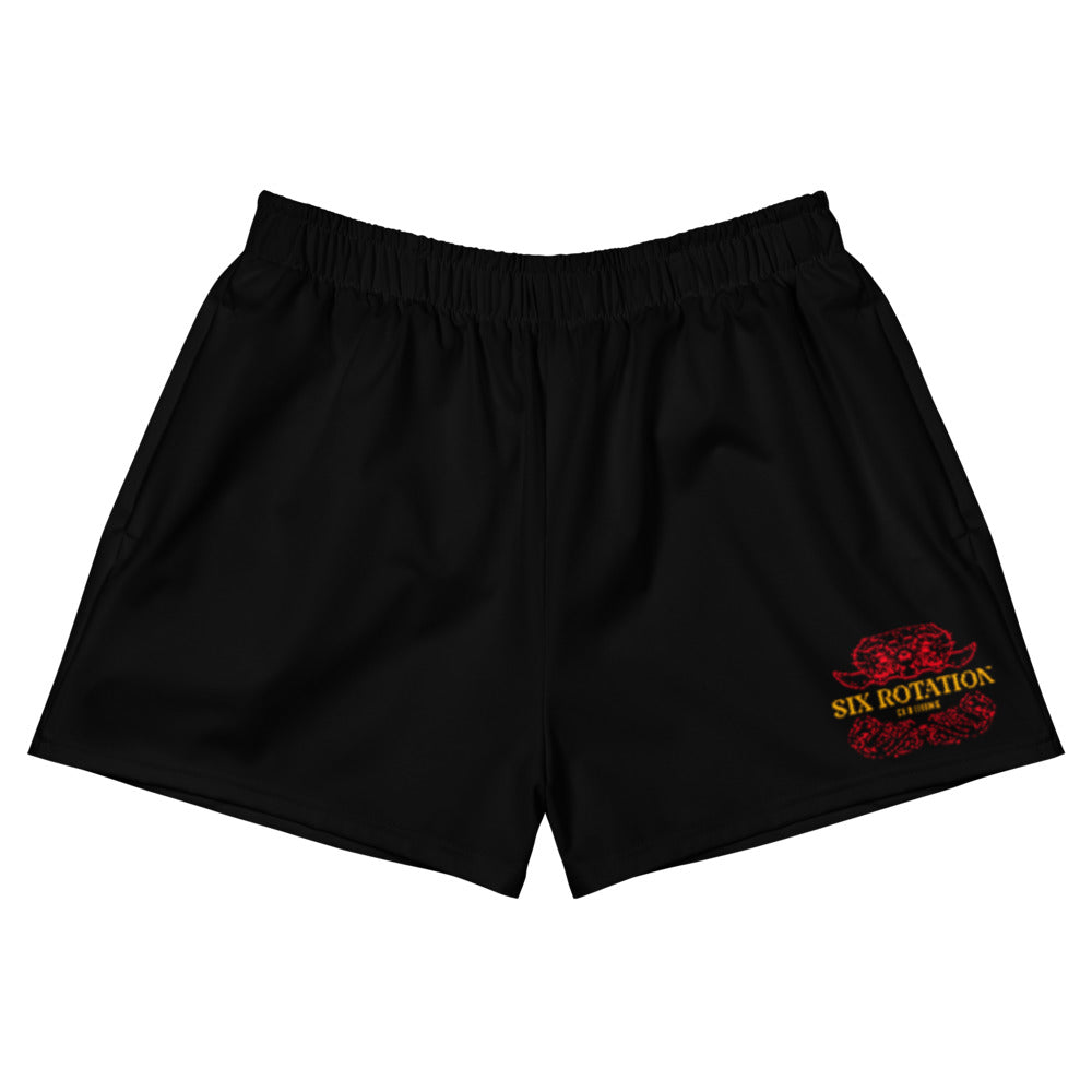 Six Rotation Ancient Women's Athletic Shorts