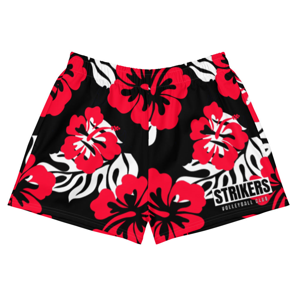 Strikers Hawaiian Women's Athletic Shorts