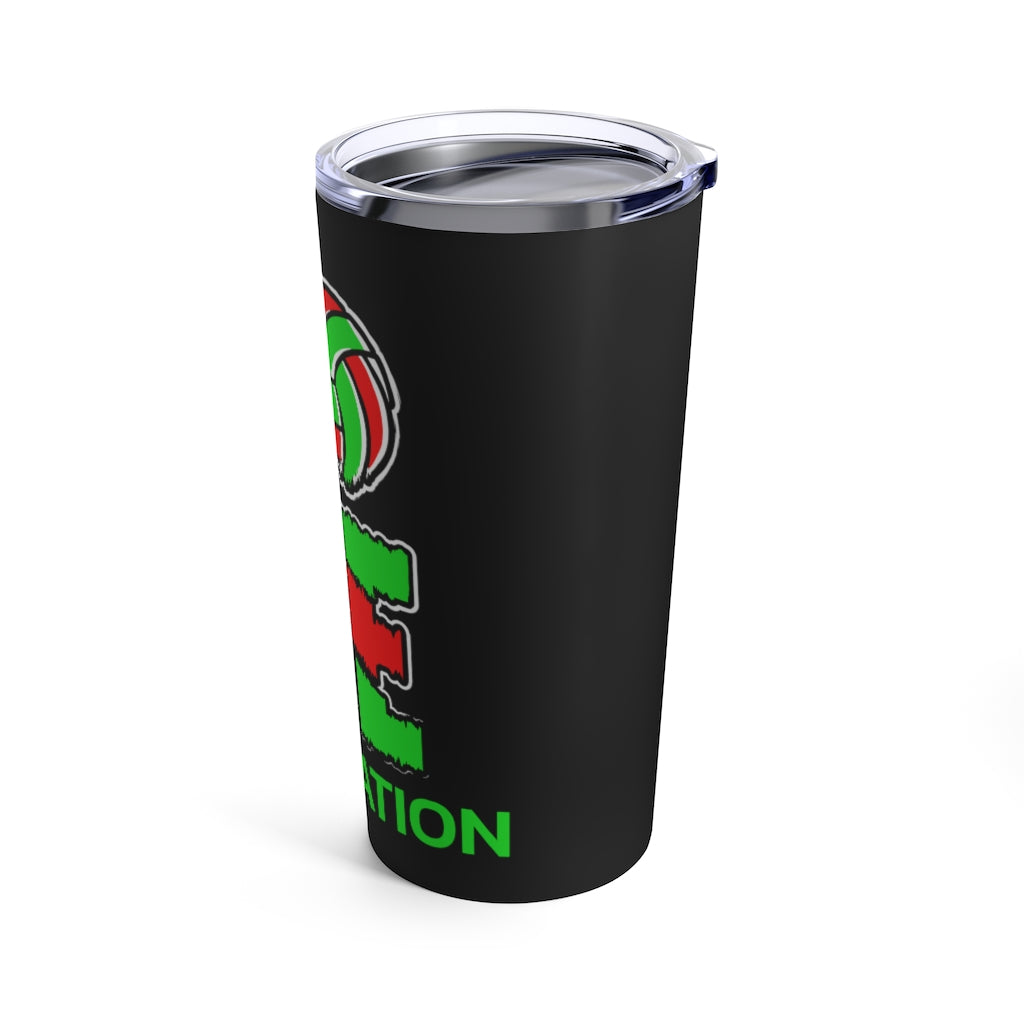 Six Rotation Volley Love Ornament Tumbler 20oz