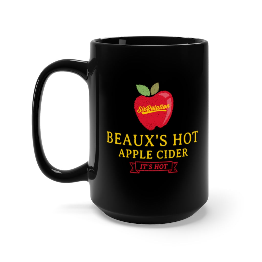 Six Rotation Apple Cider Black Mug 15oz