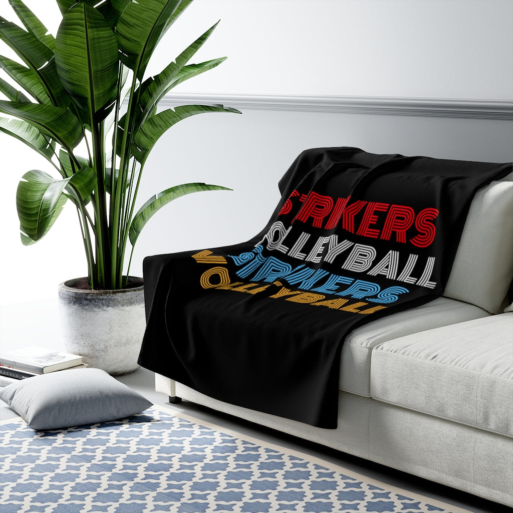 Strikers Neon Sherpa Fleece Blanket