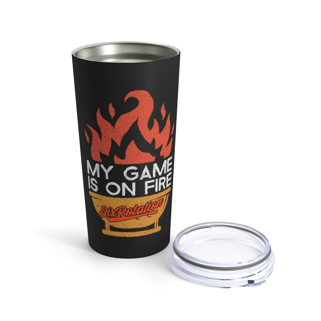 Six Rotation Fire Game Tumbler 20oz