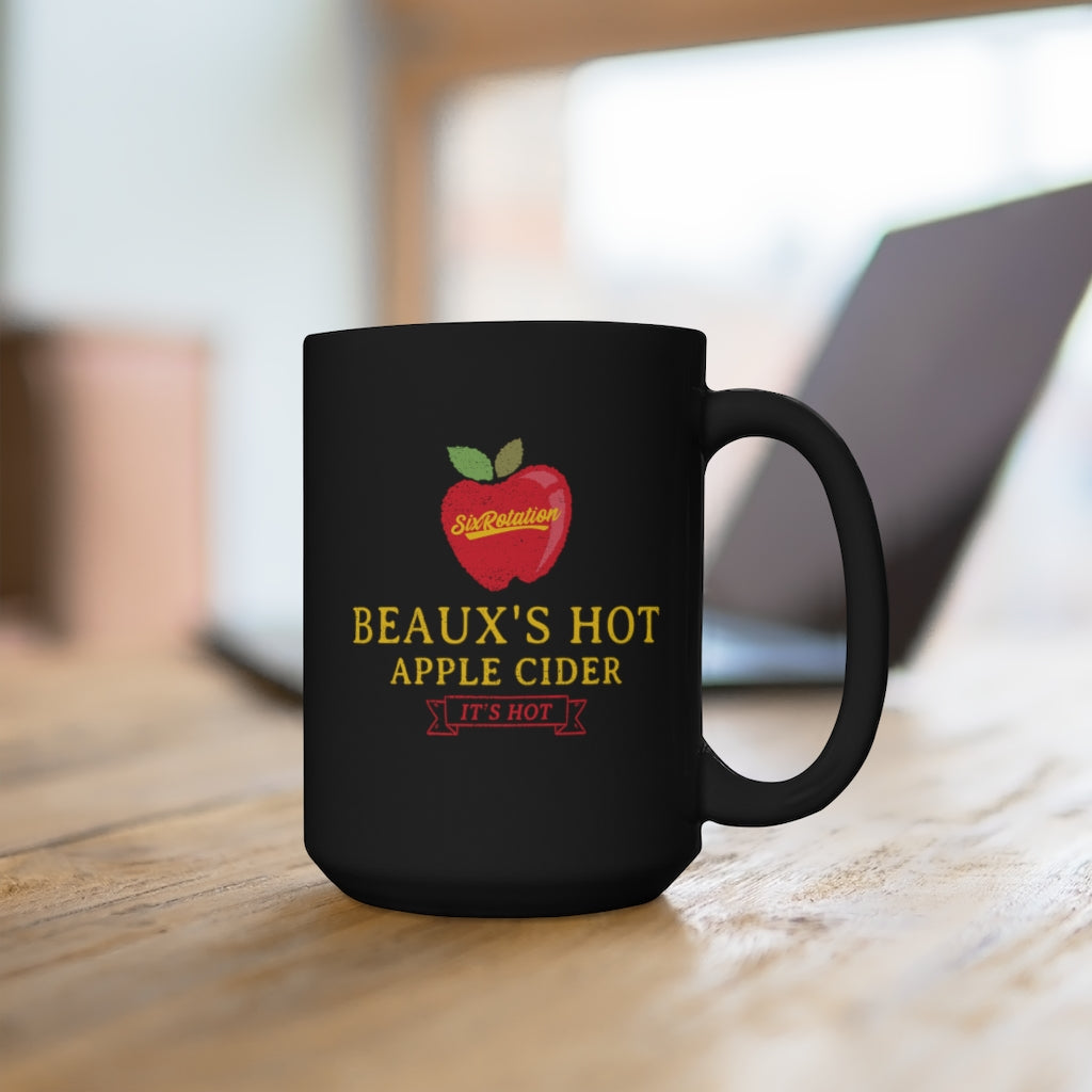 Six Rotation Apple Cider Black Mug 15oz