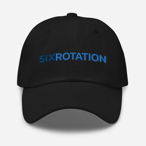 Six Rotation Basic Blue Hat