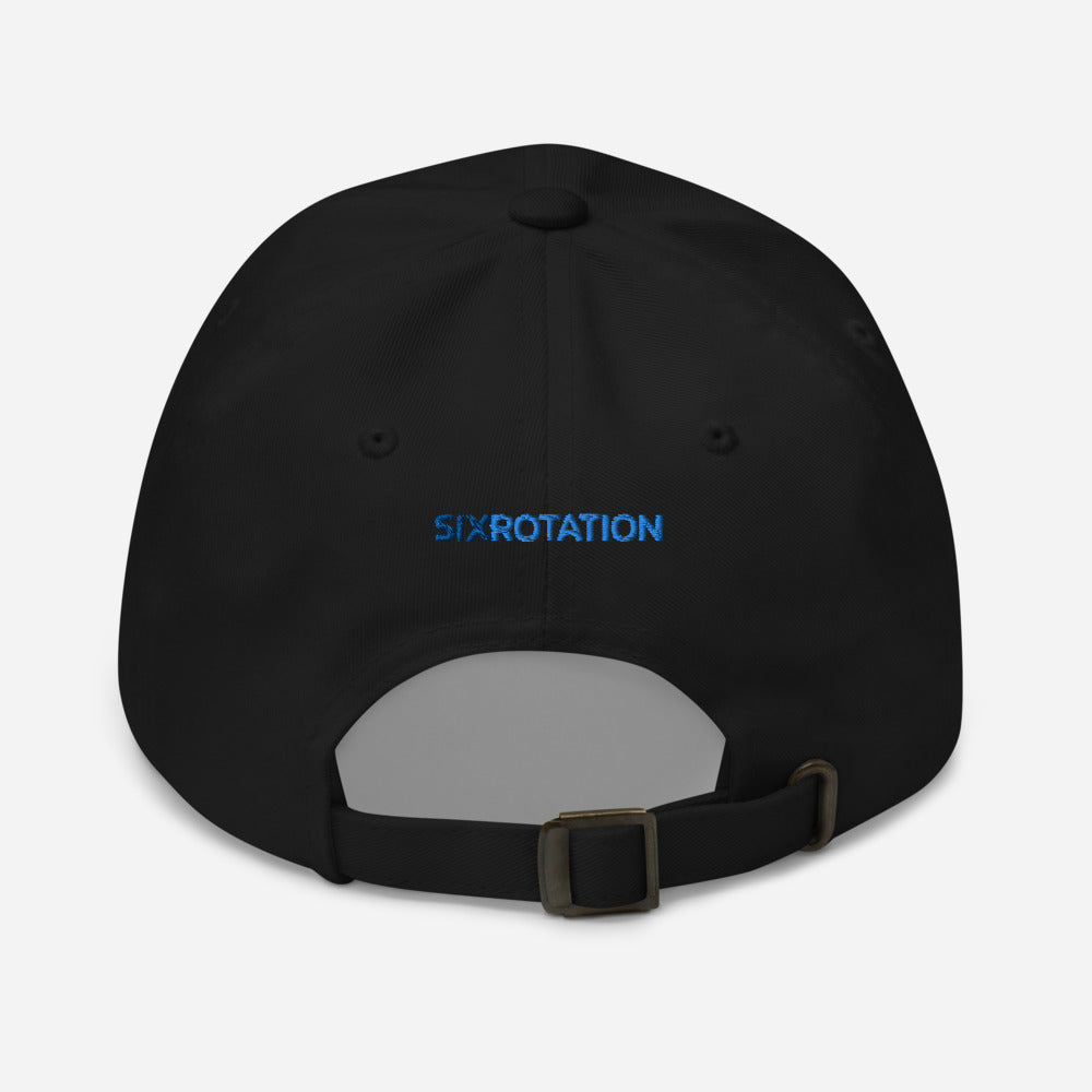 Six Rotation Basic Blue Hat