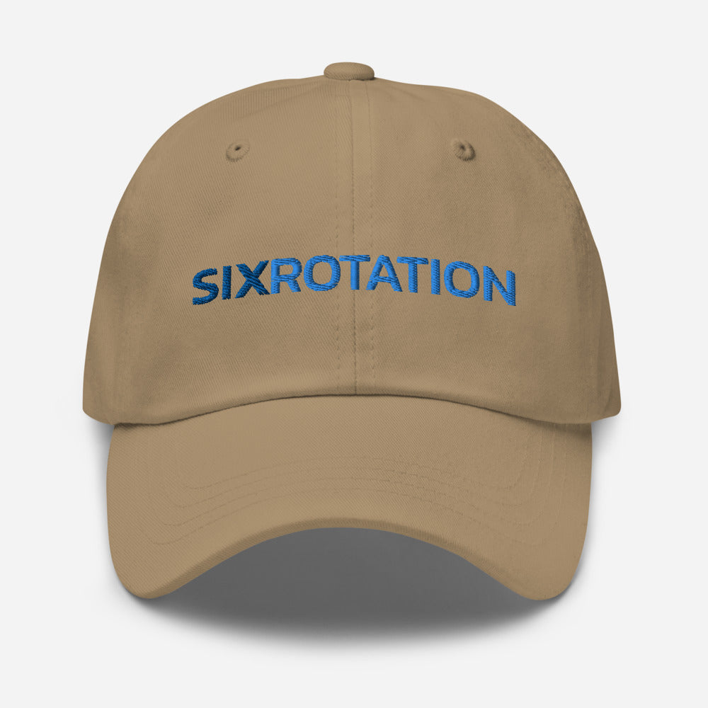 Six Rotation Basic Blue Hat