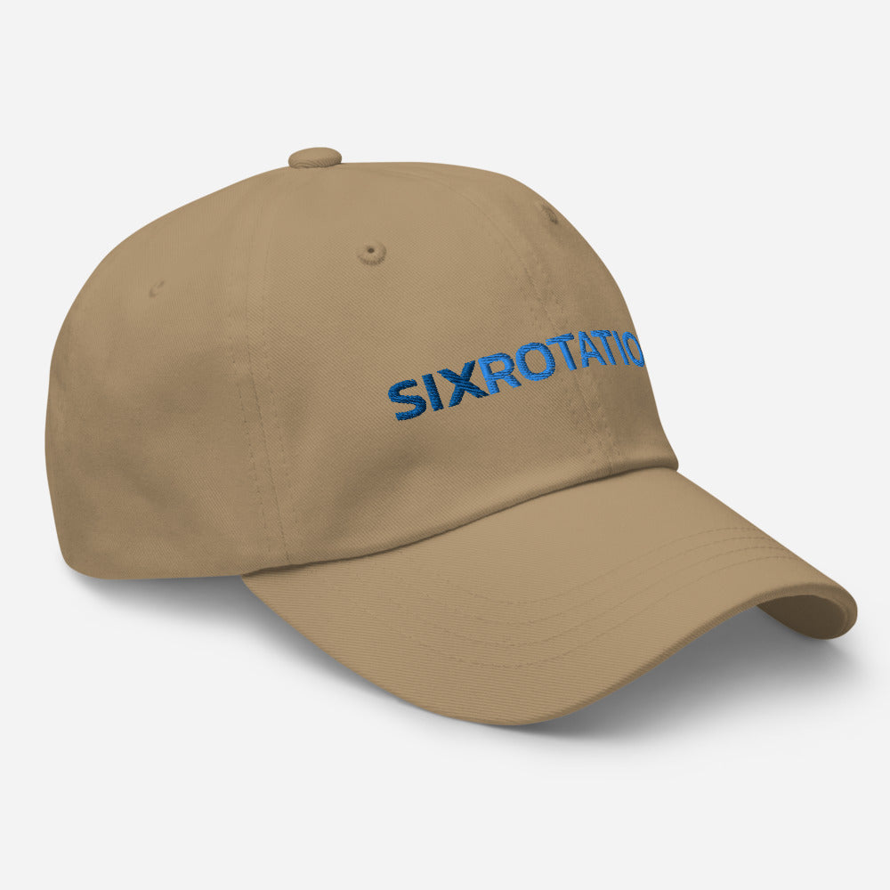 Six Rotation Basic Blue Hat