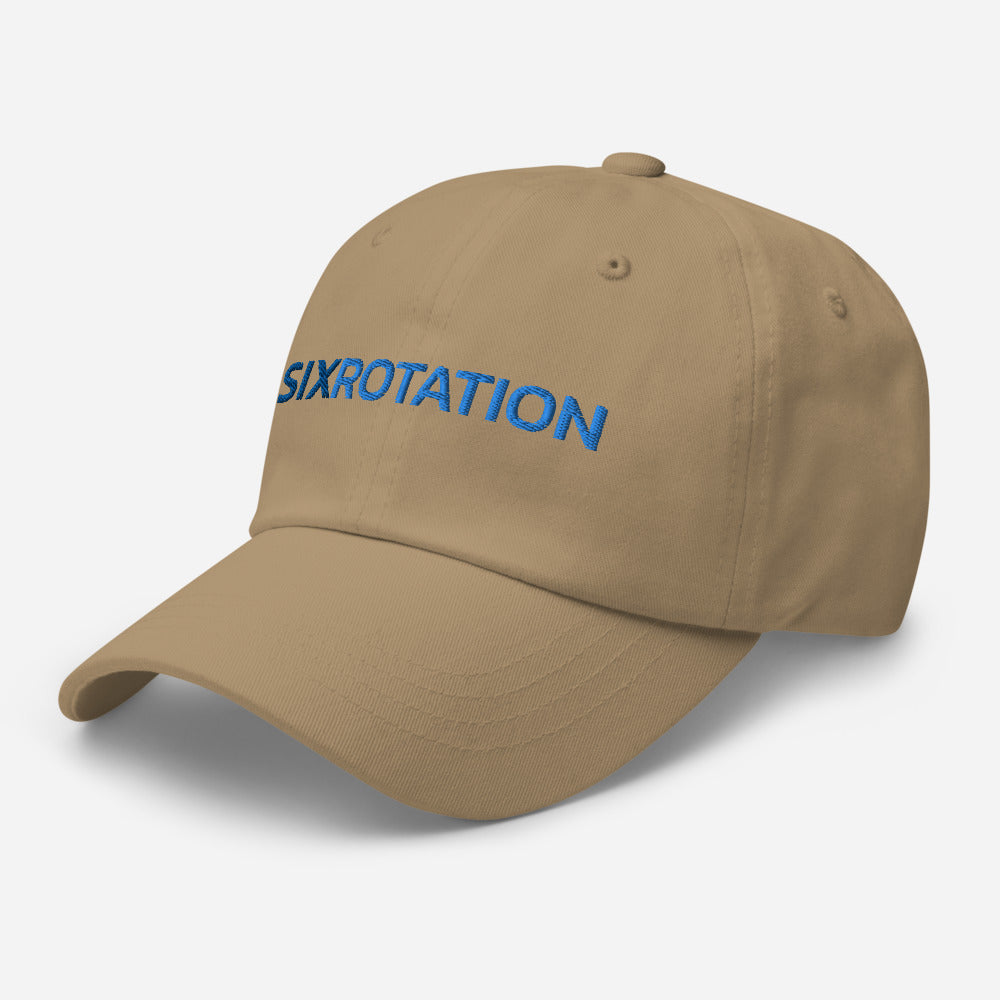 Six Rotation Basic Blue Hat