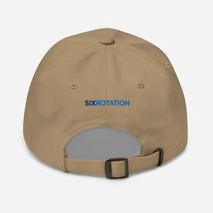 Six Rotation Basic Blue Hat